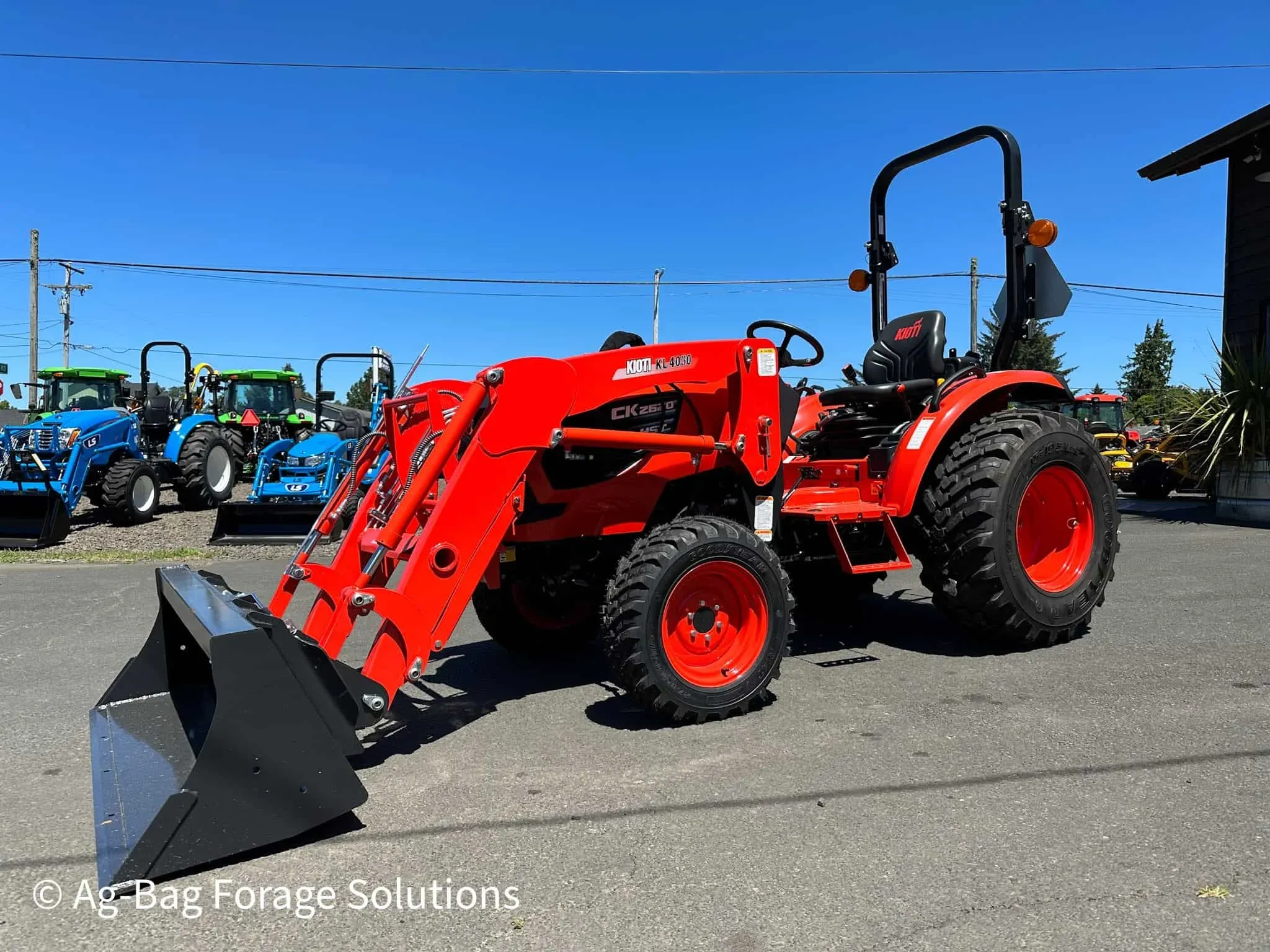 KIOTI CK2620 tractor photographed at AG-BAG