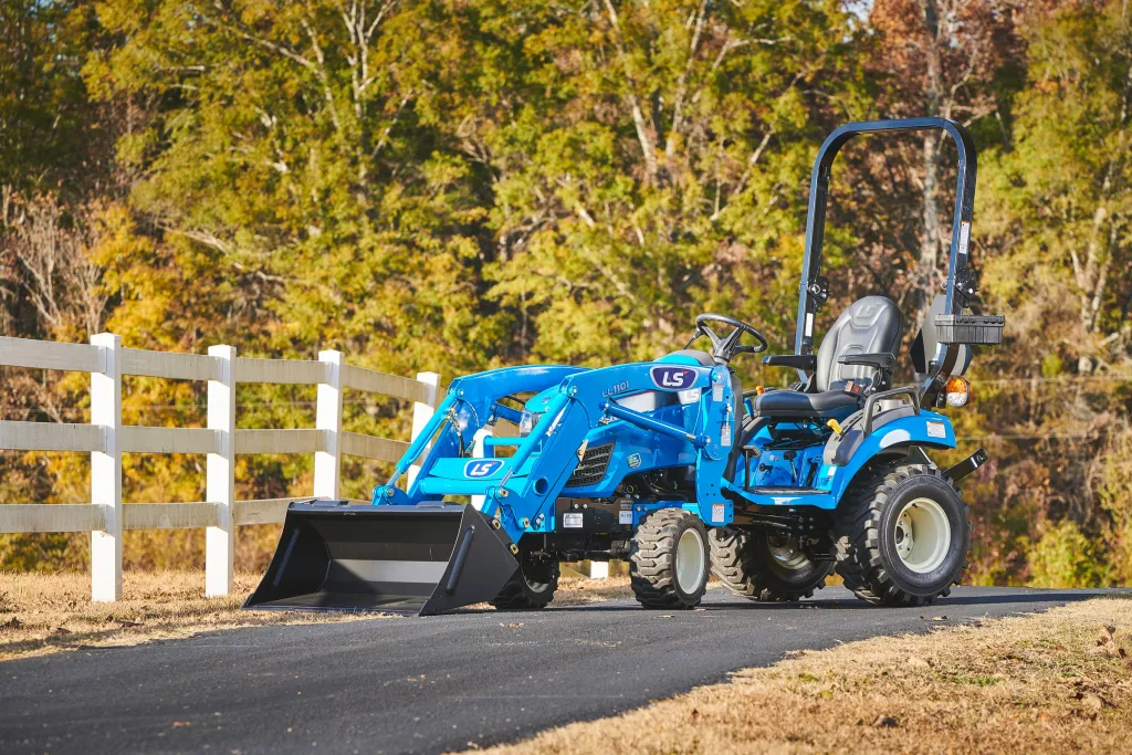LS MT1 series compact tractor, ROPS configuration