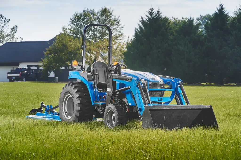 LS MT2 series compact tractor, ROPS configuration