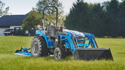 LS MT2 series compact tractor, ROPS configuration