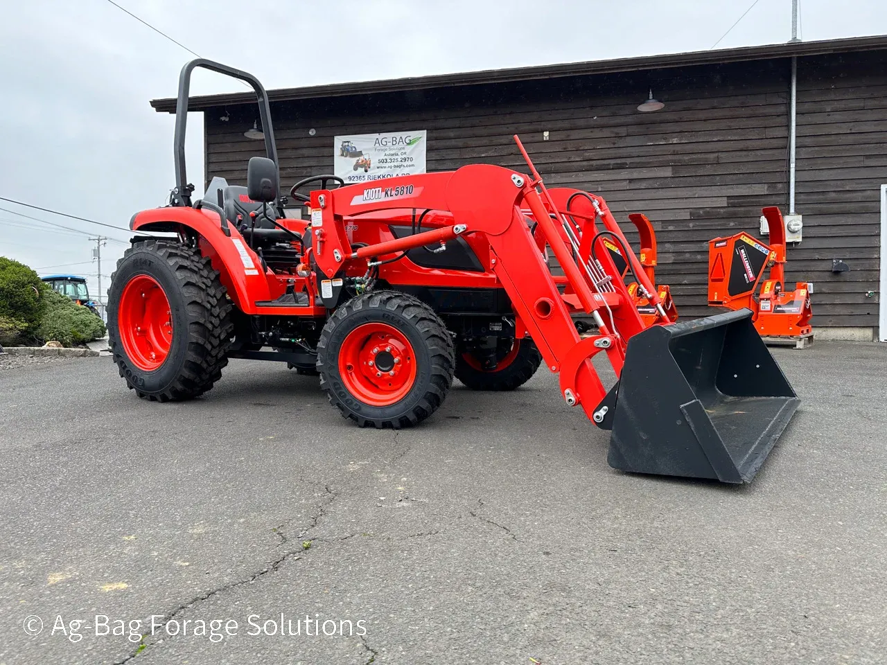 KIOTI NS4710 HST tractor photographed at AG-BAG